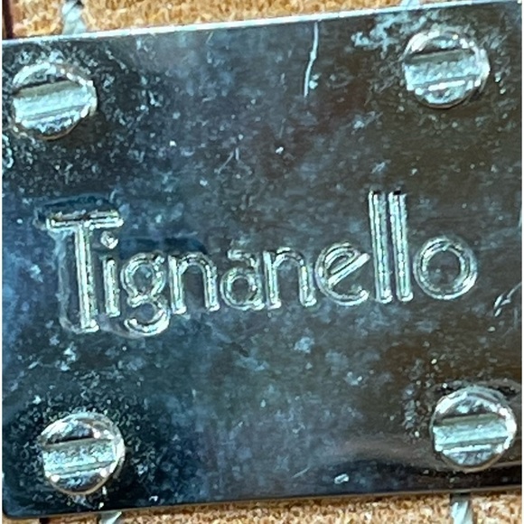 Tignanello Carmel Genuine Leather Hobo Bag 3 Front Zippered Pockets Big Interior - Picture 12 of 16